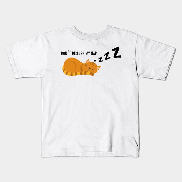 Don't Disturb My Sleep Kids T-Shirt by NICHE&NICHE